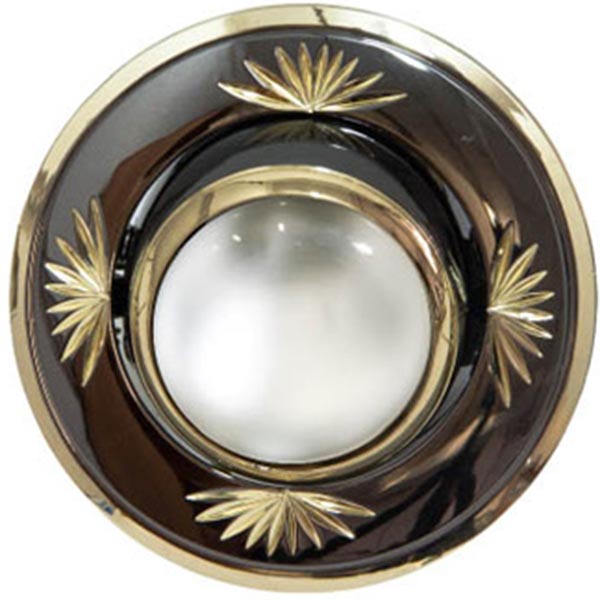 Світильник Feron NL09 м чорний металік-золото