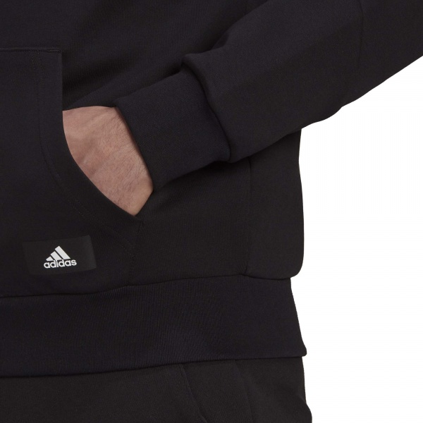 Джемпер Adidas M FI 3S FZ GR4086 р. L чорний