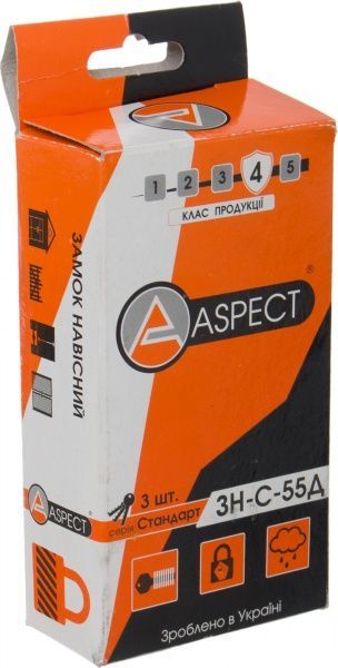 Замок навісний Aspect ЗН-С-55 Д відкритий (амбарний)