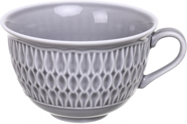 Чашка Sofia 350 мл фарфоровая серая Cmielow
