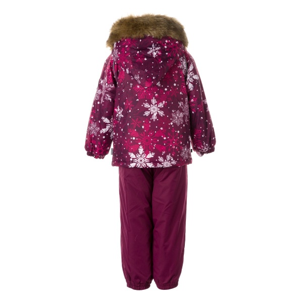Комплект дитячого одягу для дівчаток HUPPA Avery зріст 92 бордовий із принтом/бордовий 41780030-14334-092 