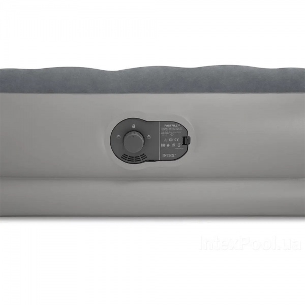 Матрас надувной Intex 203х152 см серый