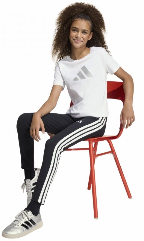 Футболка Adidas JG GLAM T WHITE KE3897 р.7-8YRS білий