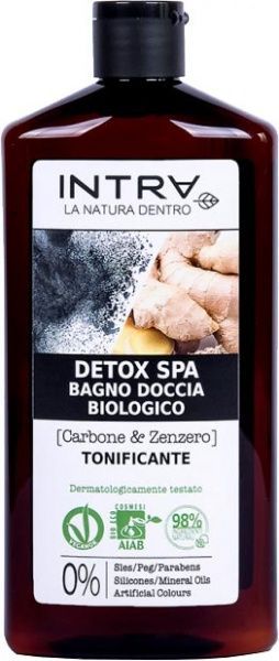 Гель для душа INTRA Charcoal&Ginger 400 мл