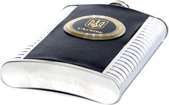 Набір подарунковий з флягою стопками лійкою і кульковою ручкою A119