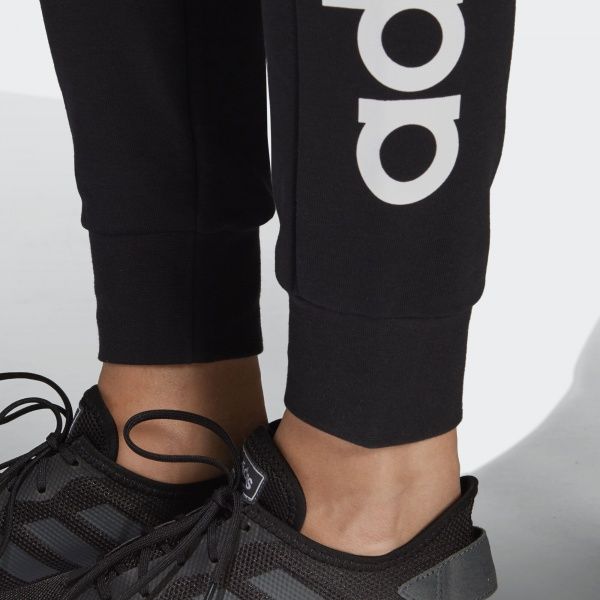 Брюки Adidas W E LIN PANT DP2398 р. XL/S черный