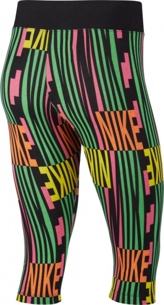 Лосини Nike W NSW PEACE PACK CAPRI AOP CJ3566-010 р.S чорний