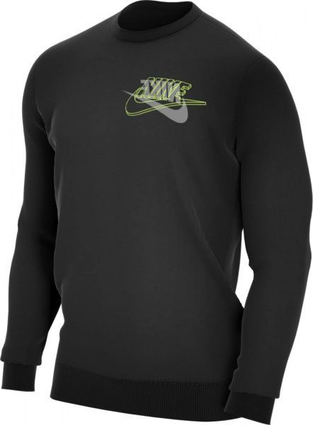 Джемпер Nike M NSW RETRO CREW FT CZ7831-010 р. L черный