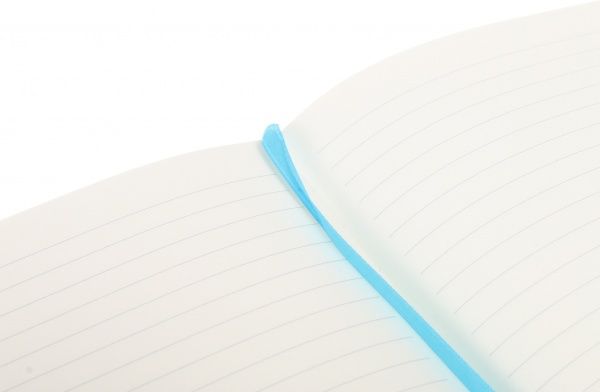 Блокнот Літні квіти 21x14,5 см блакитний