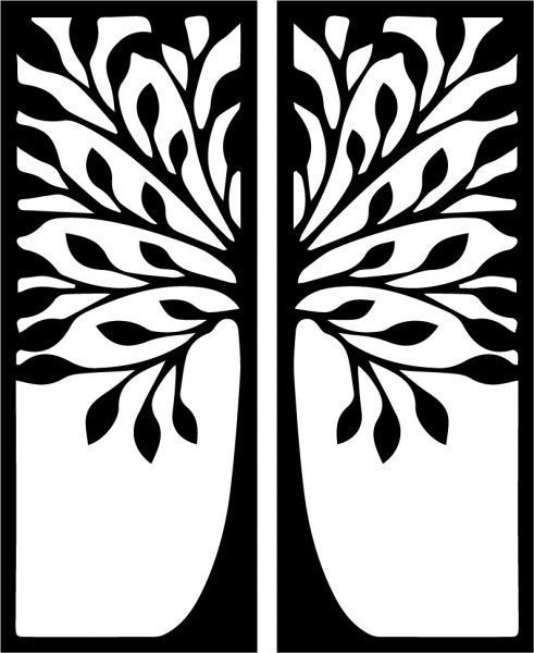 Панно Дерево диптих PN071 43x34 см 