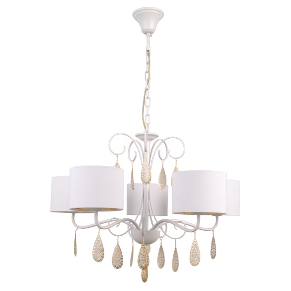 Люстра Victoria Lighting 5x40 Вт E14 белый Grace/SP5 