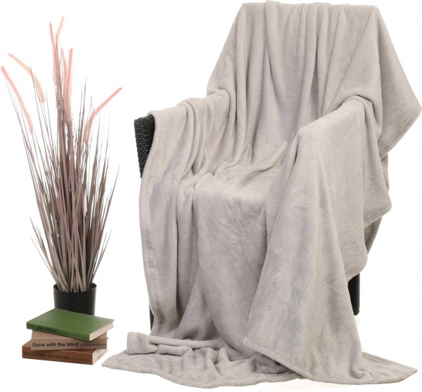 Плед Gray Violet 200x220 см светло-серый La Nuit 