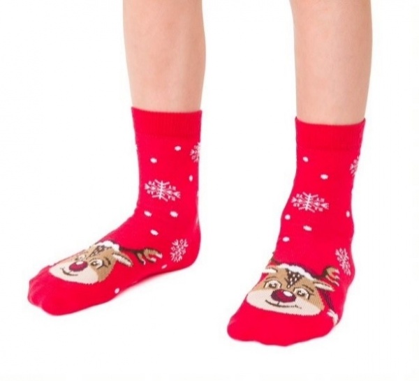 Носки детские унисекс Steven 014 32-34 021 р. 32-34 красный 