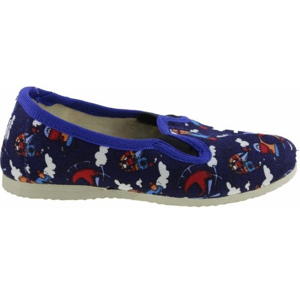 Тапочки для мальчиков Экотапок Резинка синие с супинатором 1025 р.28