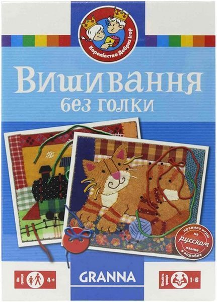 Гра настільна Granna Вишивання без голки 82289