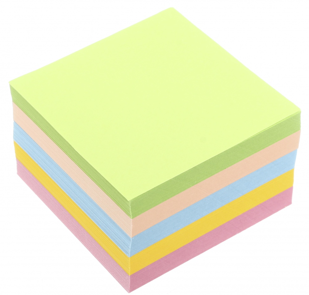 Блок для нотаток 85x85x50 мм мікс кольорів Nota Bene