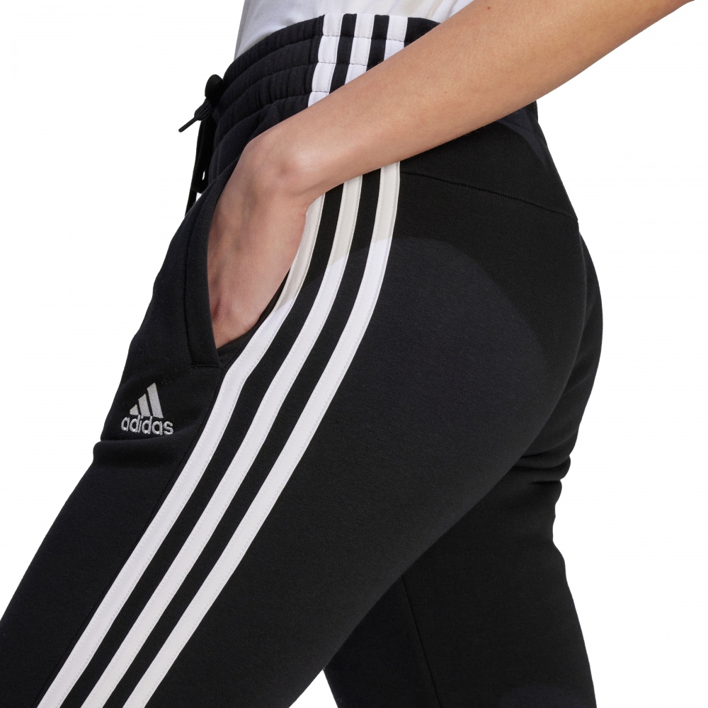 Брюки Adidas W 3S FL C PT HZ5753 р. XS черный