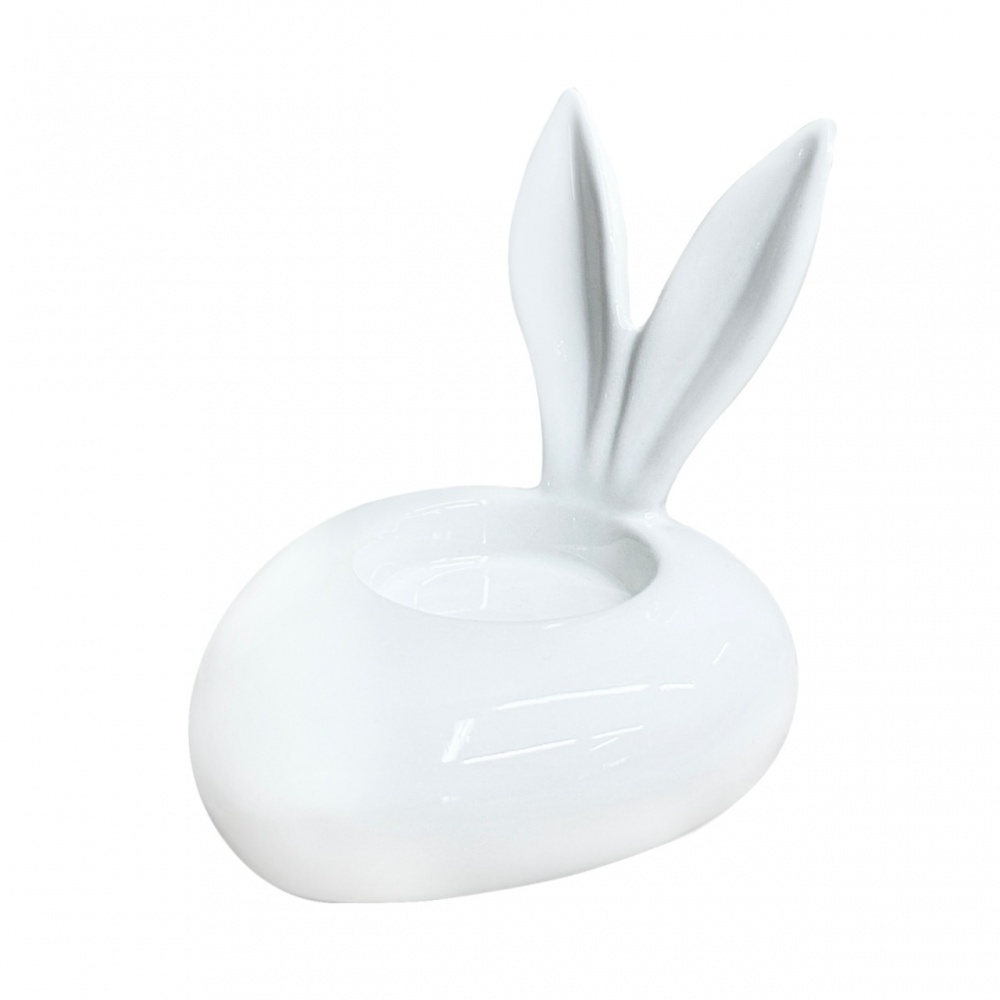 Подсвечник белый 9x11x10 см 1701 Eterna