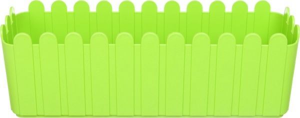 Ящик балконний Алеана зі вставкою 49x16,5 см прямокутний оливковий 