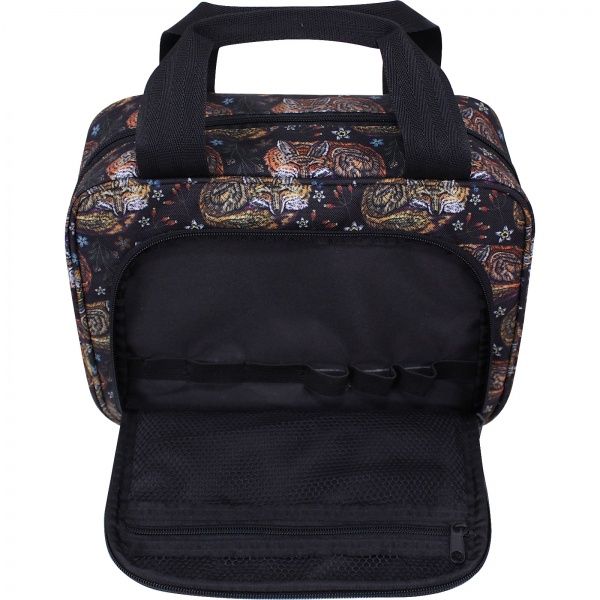 Косметичка Bagland Лисицы 6 л черный суб.860 (719664) 