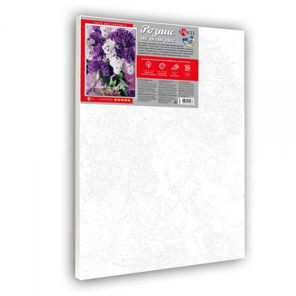 Картина за номерами Букет бузку 40x50 см Santi 