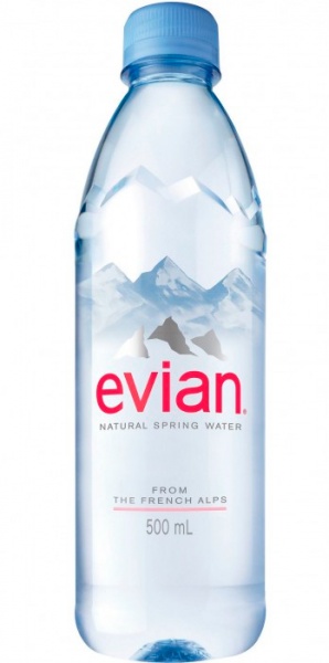 Вода минеральнаяEvian 0,5 л 