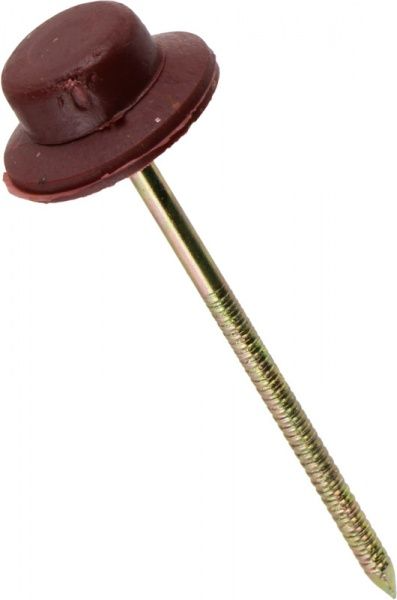 Гвозди для битумных волнистых листов 3,2x70 мм 20 шт острый 3,2х70 мм красный