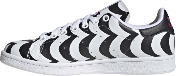 Кроссовки Adidas STAN SMITH W H05757 р.36 2/3 UK 4 22,5 см черно-белый