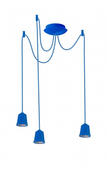 Підвіс ERKA 323 3x60 Вт E27 синій 323009 