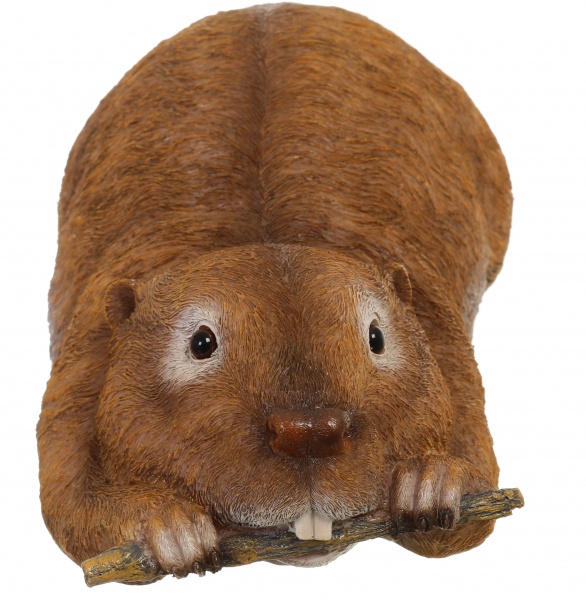 Фигура садовая плавающая Бобер 35x16x10 см MG2686400