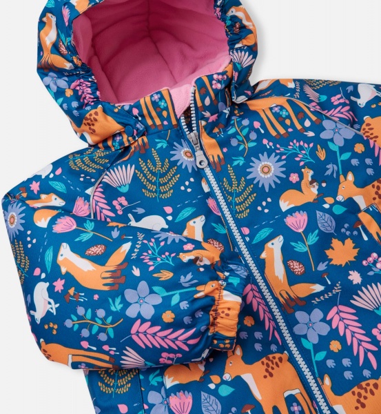 Костюм зимовий для дівчаток Lassie Oivi зріст 80 темно-синій/рожевий 7100020A 