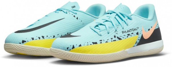 Футзальная обувь Nike NIKE JR. PHANTOM GT2 ACADEMY IC DC0816-407 р.37,5 синий