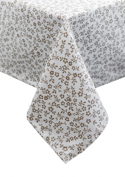 Скатерть Macao цветок беж 133x133 см Прованс 
