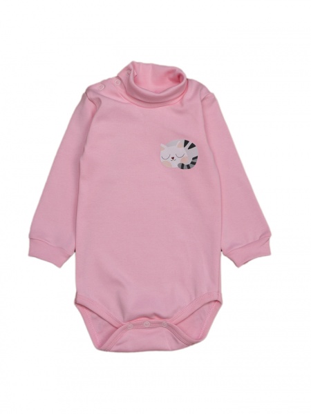 Боди-гольф для девочки Luna Kids Котик р.86 розовый 0100 