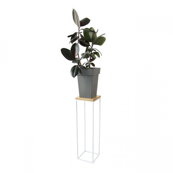 Подставка для цветов Vitan Драцена 20х20x72 см белый 