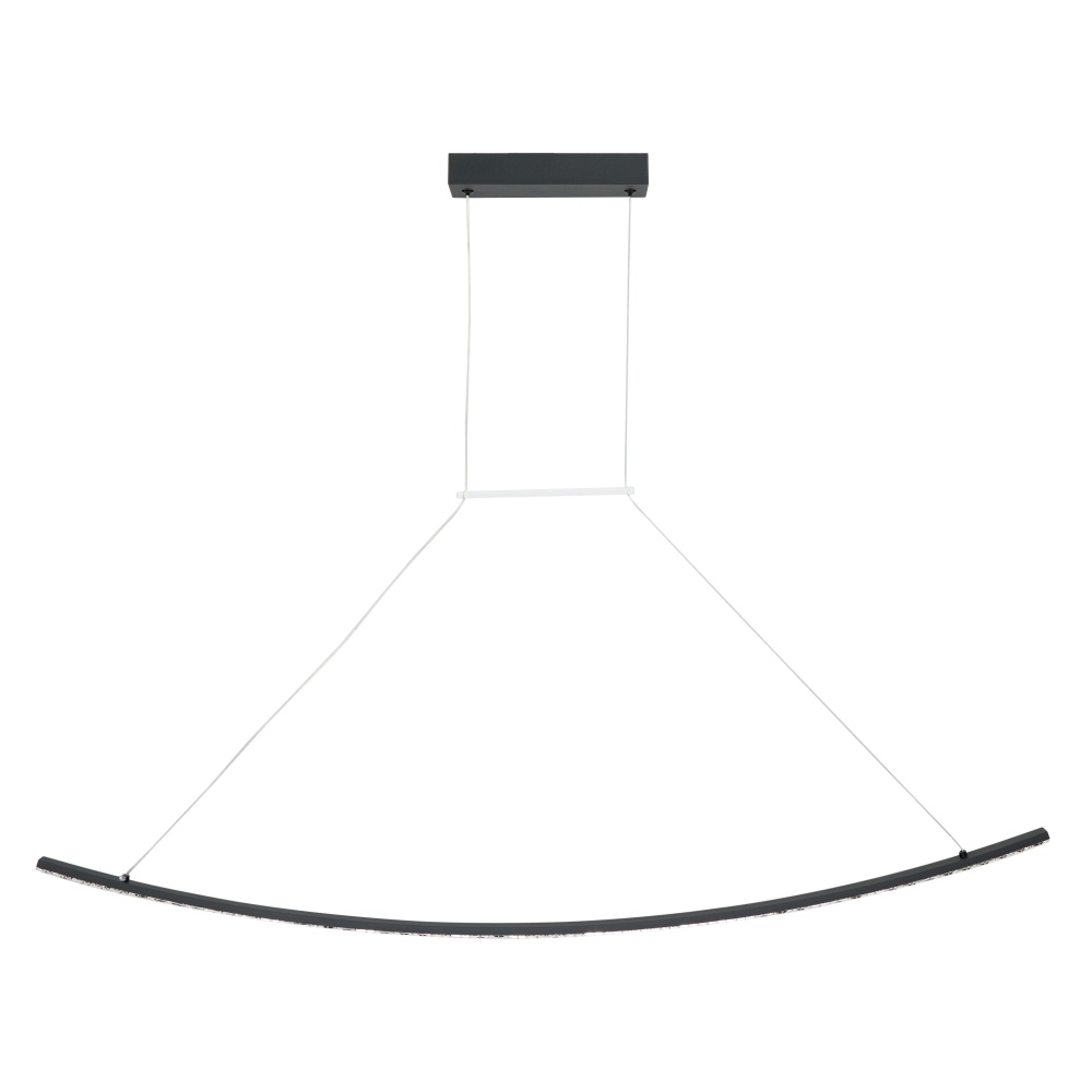 Люстра підвісна Berger 1x25 Вт LED-модуль чорний 7020-PL-25 Black