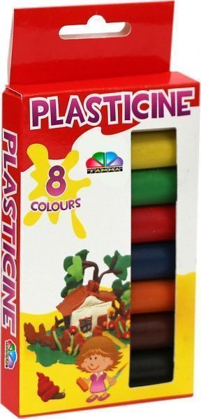 Пластилин Фантазия 8 цветов 112 г 331042 Гамма