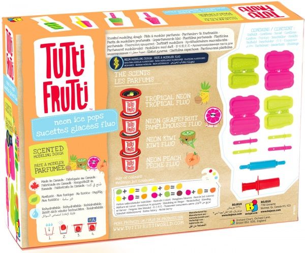 Пластилин Tutti-Frutti Мороженое неон BJTT15062