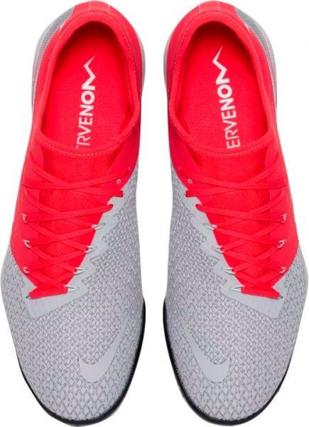 Бутсы Nike ZOOM HYPERVENOM 3 PRO TF AJ3817-060 р. US 6,5 серый