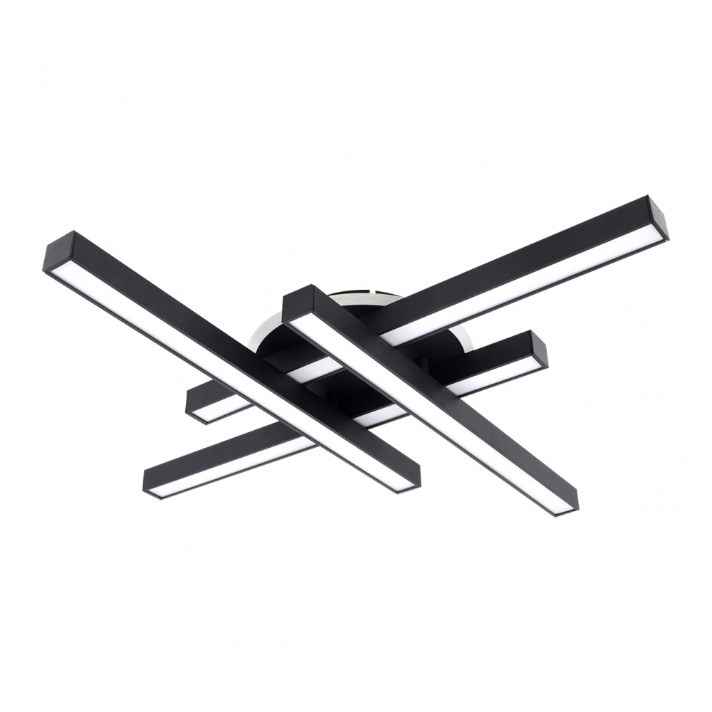 Люстра потолочная NEW ARTIER Rainart-4-1 BK 75 Вт черный