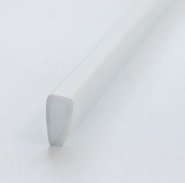 Профіль торцевий П-подібний К 5 мм 2м білий