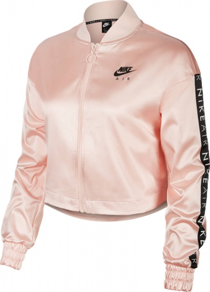 Свитшот Nike W NSW AIR TRK JKT SATIN BV4779-682 р. XS розовый