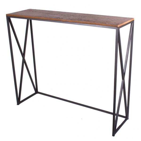 Стіл консольний Каїр 1200x350x1000мм Метал Арт 
