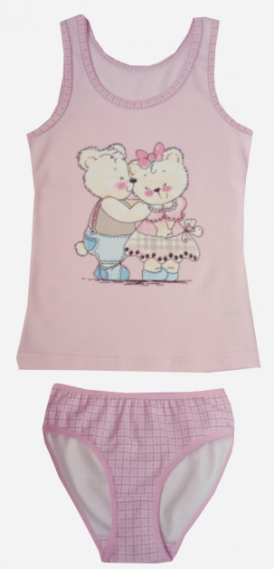 Комплект для девочек Bibo р.80 розовый 36134