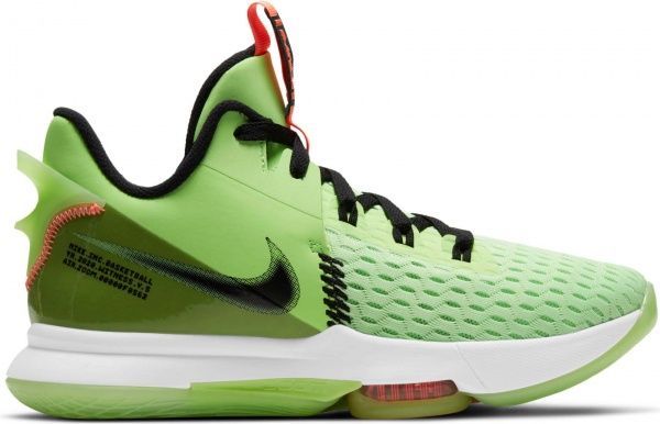 Кроссовки Nike LeBron Witness 5 CQ9380-300 р.US 10 зеленый