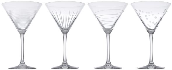 Набор бокалов для коктейлю Illumination 300 мл 4 шт. Cristal Darques 