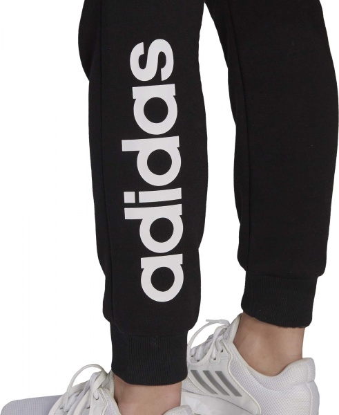 Брюки Adidas W LIN FL C PT GM5547 р. M черный