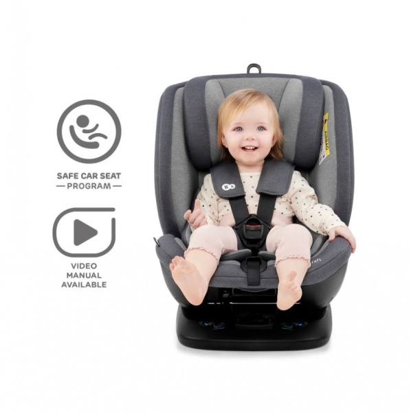 Автокресло Kinderkraft Xpedition Grey серый