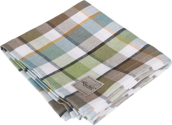 Ранер Scotland Green клітинка зелена 40x140 см зелений La Nuit 