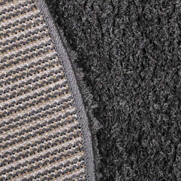Килим Ozkaplan Karpet GOLD SHAGGY O dark grey 280х380 см 